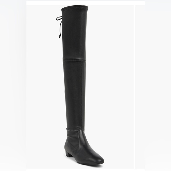 2075- Stuart Weitzman Over-the-Knee Boots Black Color Size 5 B NWT - Picture 2 of 14